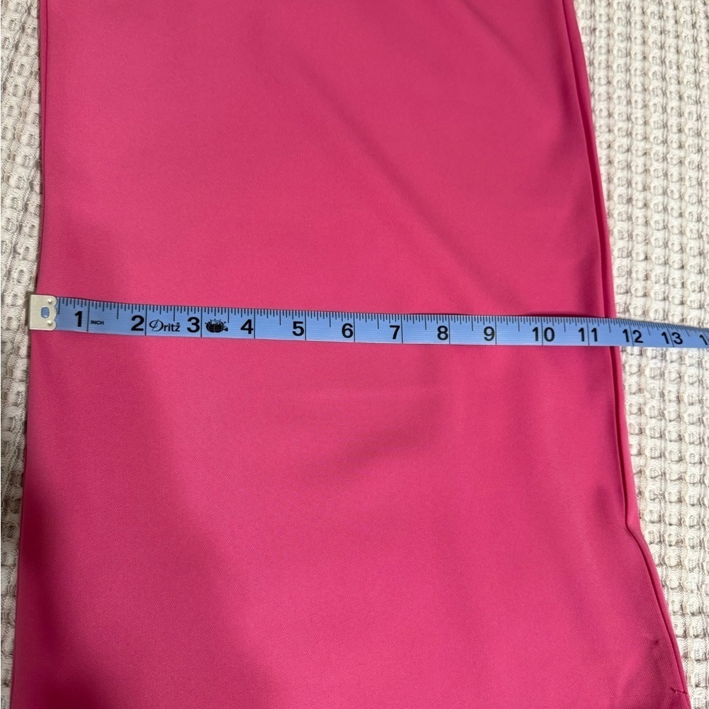 Nasty Gal Elegant High-Waist Pink Wide-Leg Women's Pants - Picture 7 of 11